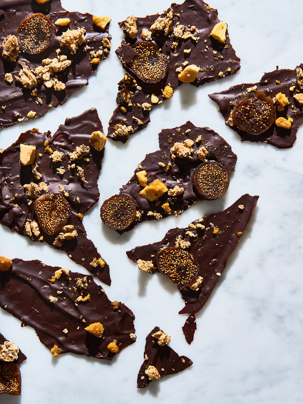 Make Dads Day with Chocolate Bark Fig & Pecan with Fresh Fig and Honey Comb