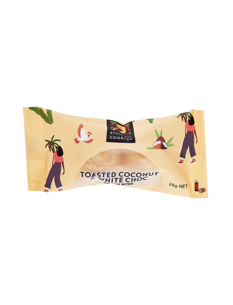 Toasted Coconut & White Choc Cookie Bites 25g