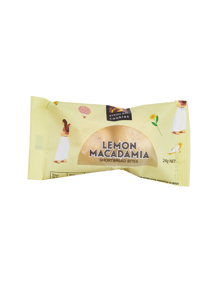 Lemon Macadamia Nut Cookie Bites 25g