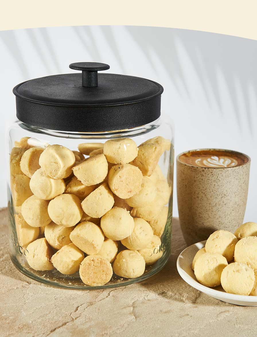 Traditional Shortbread Cookie Bites Jar