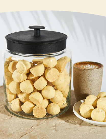 Traditional Shortbread Cookie Bites Jar