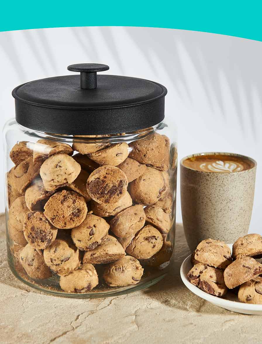 Milk Choc Chunk Cookie Bites Jar