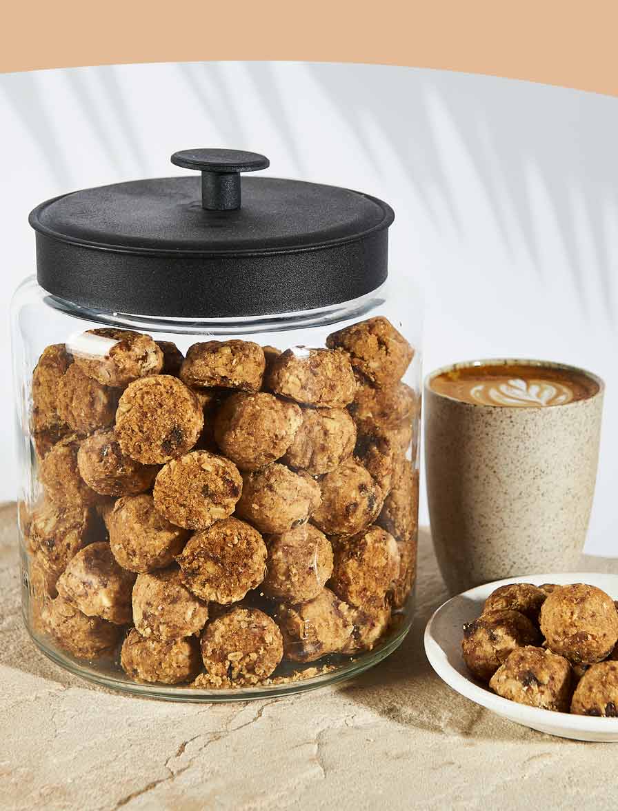 Sticky Date & Ginger Cookie Bites Jar