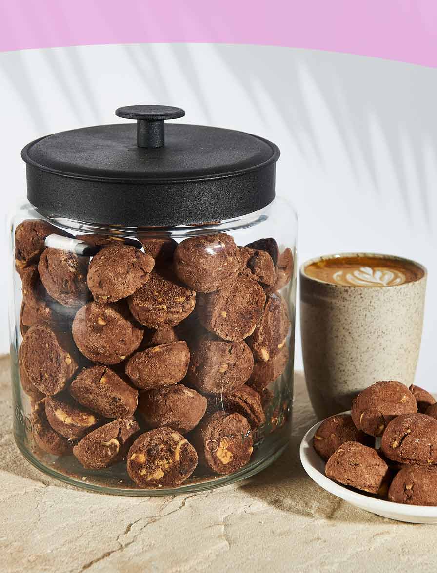 Triple Choc Cookie Bites Jar