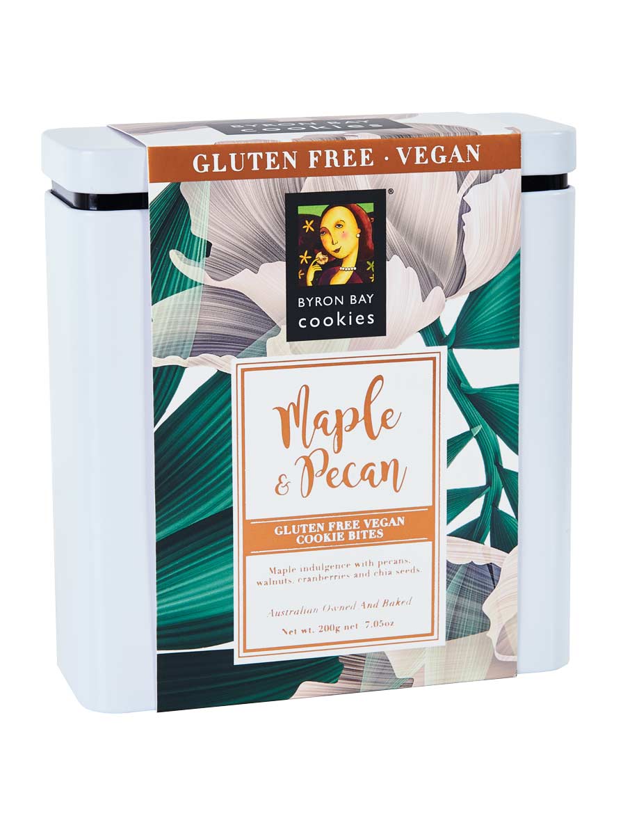 Vegan Gluten Free Maple & Pecan Gift Tin 200g