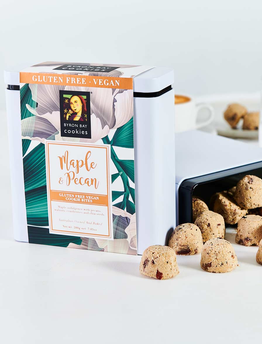 Vegan Gluten Free Maple & Pecan Gift Tin 200g