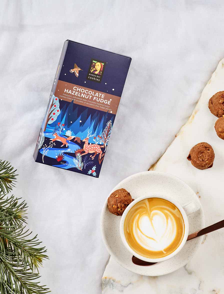 Winter Wonderland Choc Hazelnut Fudge Gift Box 150g