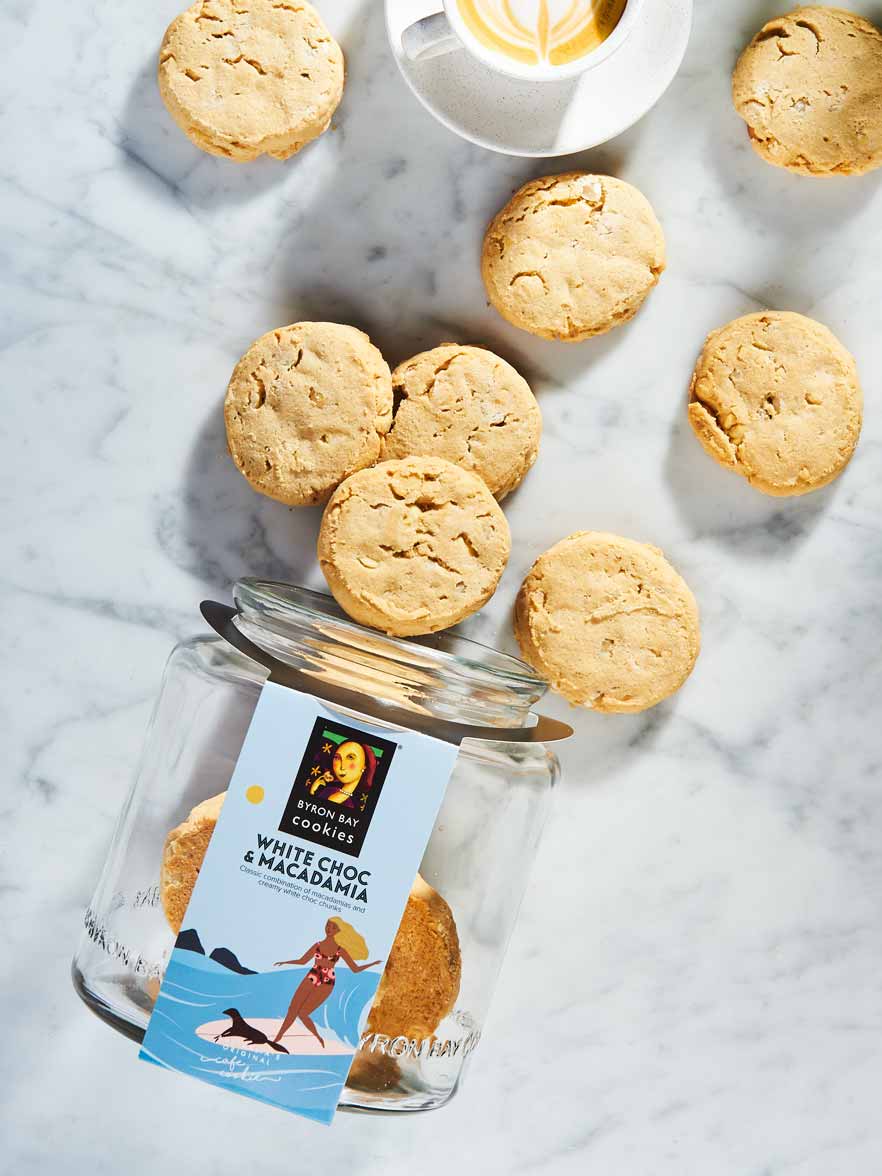 White Choc Macadamia Cookie Jar