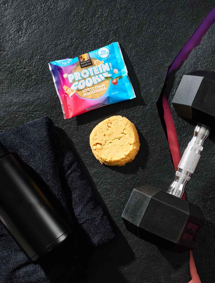 White Choc Macadamia Protein Plus Cookie 60g