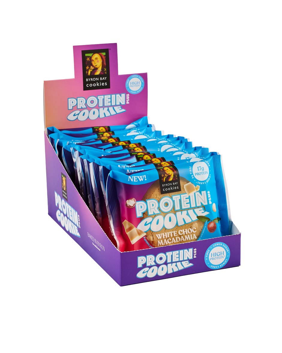 White Choc Macadamia Protein Plus Cookie 60g