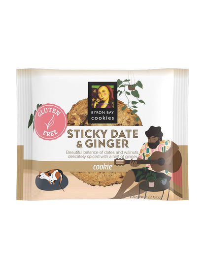 Gluten Free Sticky Date & Ginger Cookie 60g
