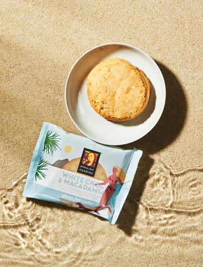Gluten Free White Choc Macadamia Cookie 60g
