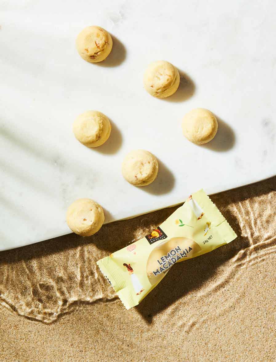 Lemon Macadamia Nut Cookie Bites 25g