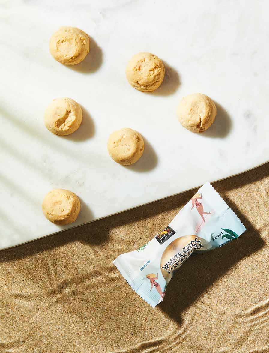 Gluten Free White Choc Macadamia Cookie Bites 25g