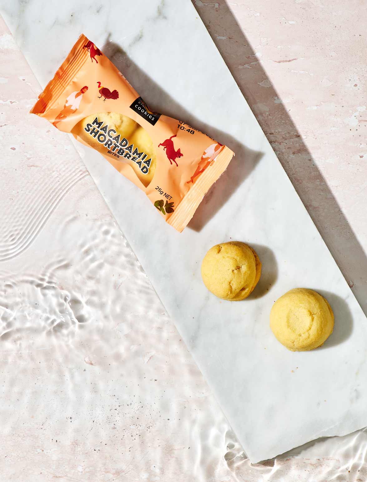 Macadamia Shortbread Cookie Bites 25g