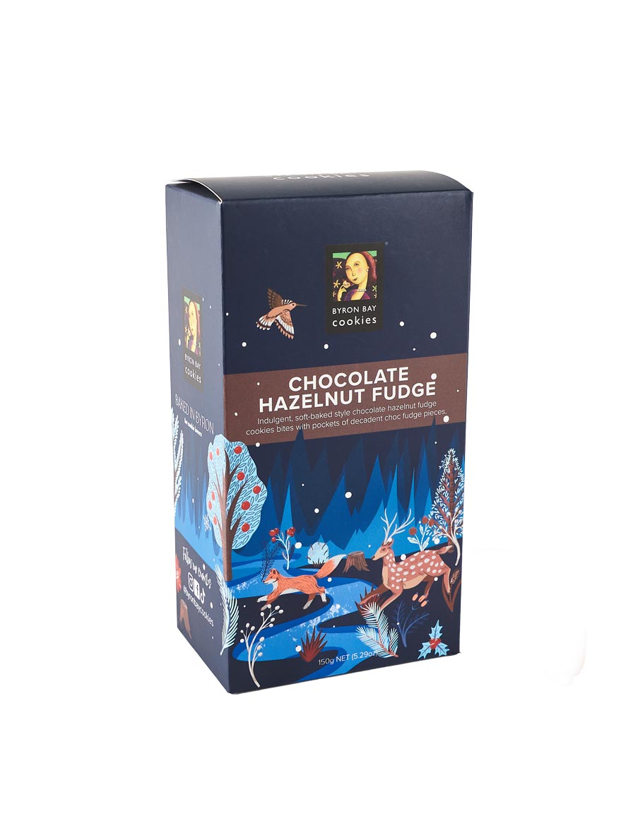 Winter Wonderland Choc Hazelnut Fudge Gift Box 150g