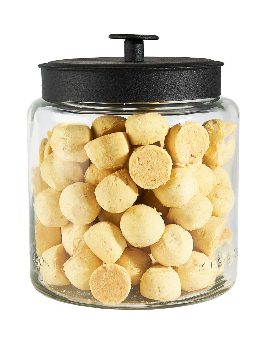 Lemon Macadamia Cookie Bites Jar