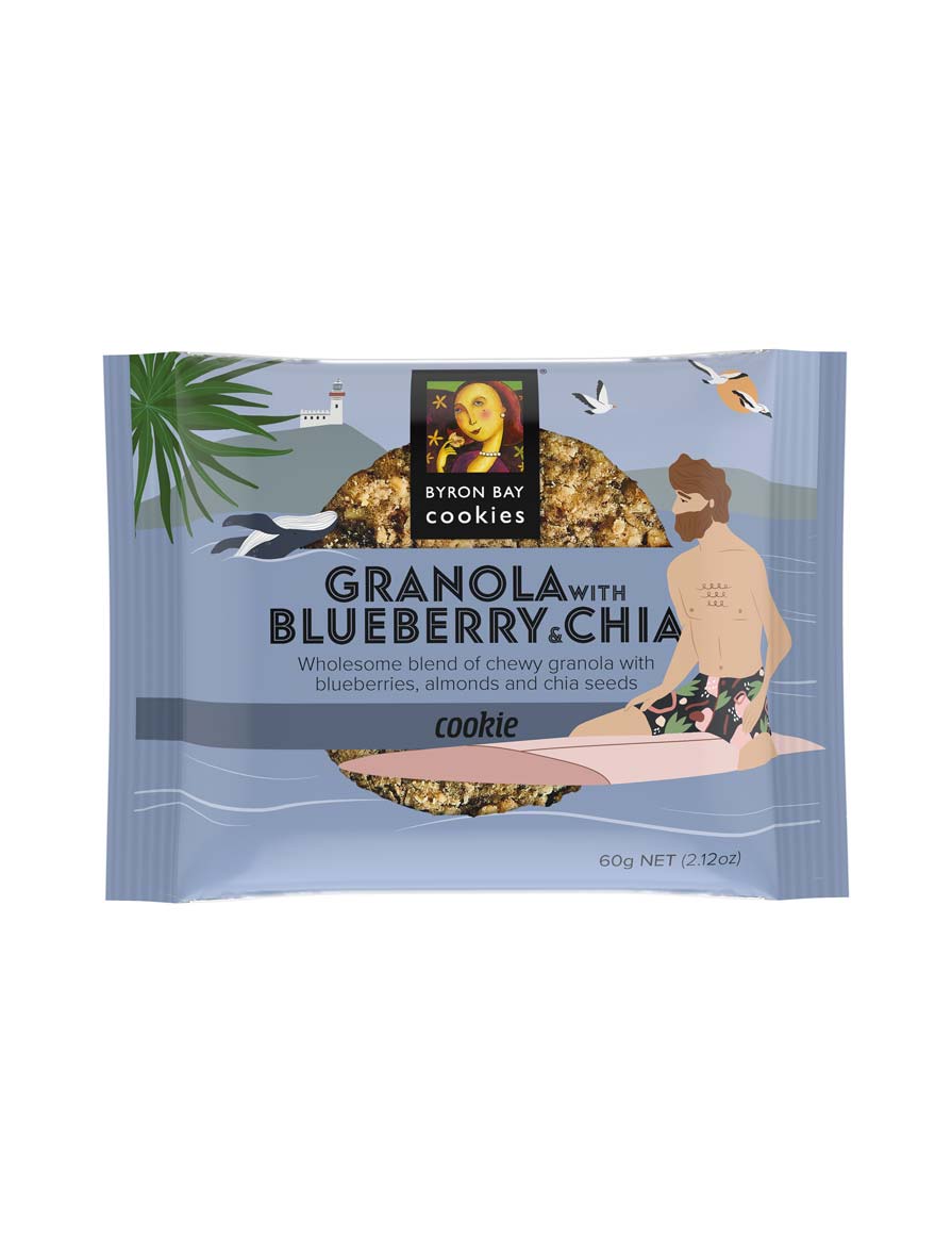 Granola with Blueberry & Chia Cookie 60g