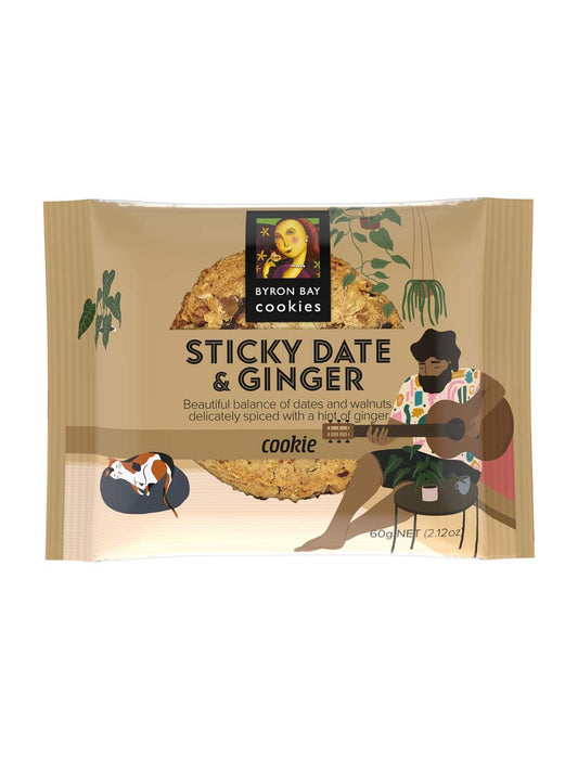 Sticky Date & Ginger Cookie 60g