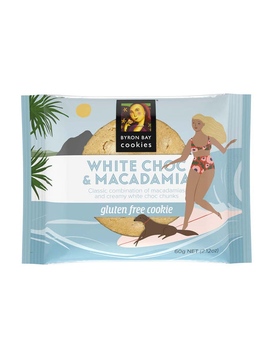 Gluten Free White Choc Macadamia Cookie 60g