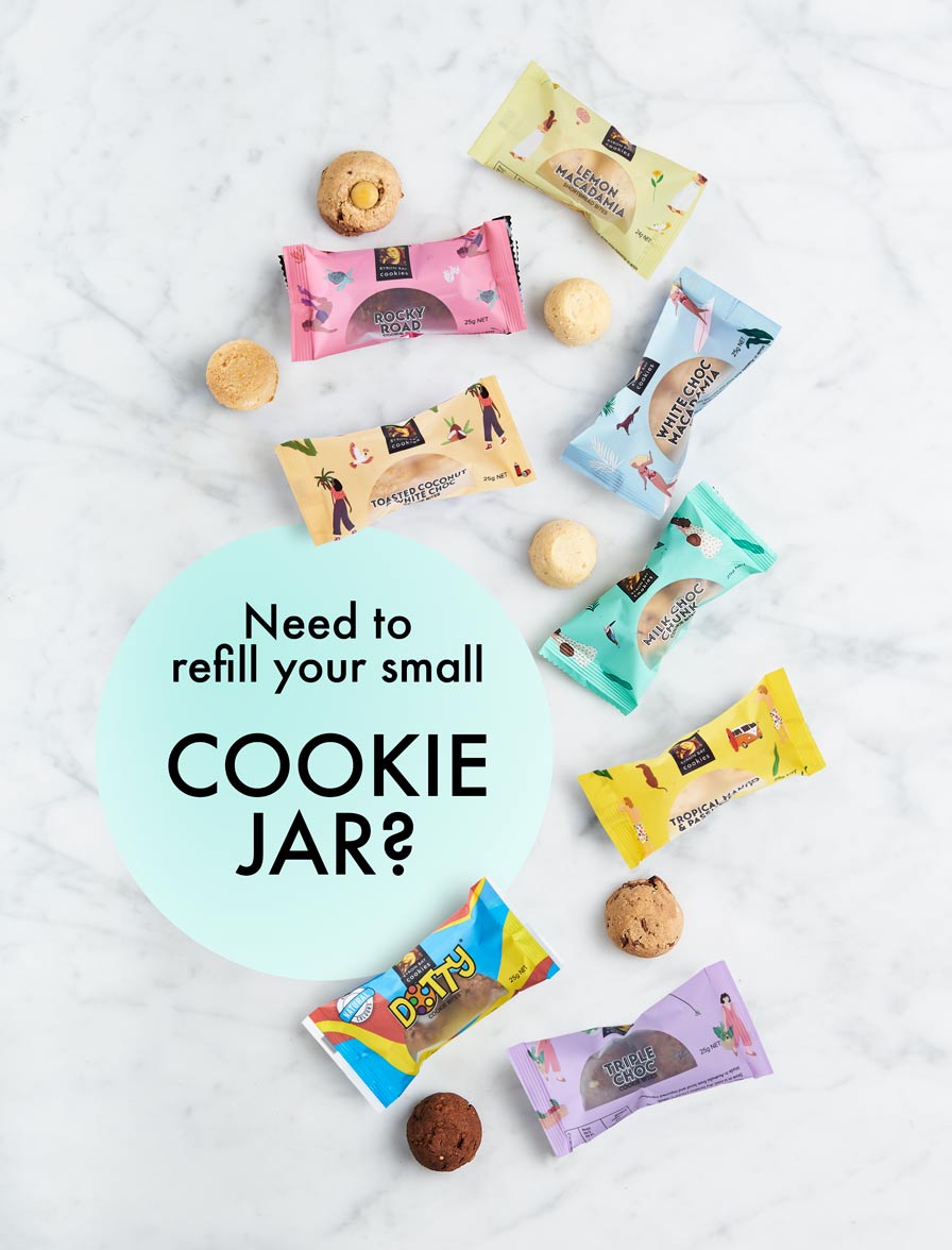 Byron Bay Cookie Mixed Twin Pack Jar - REFILL