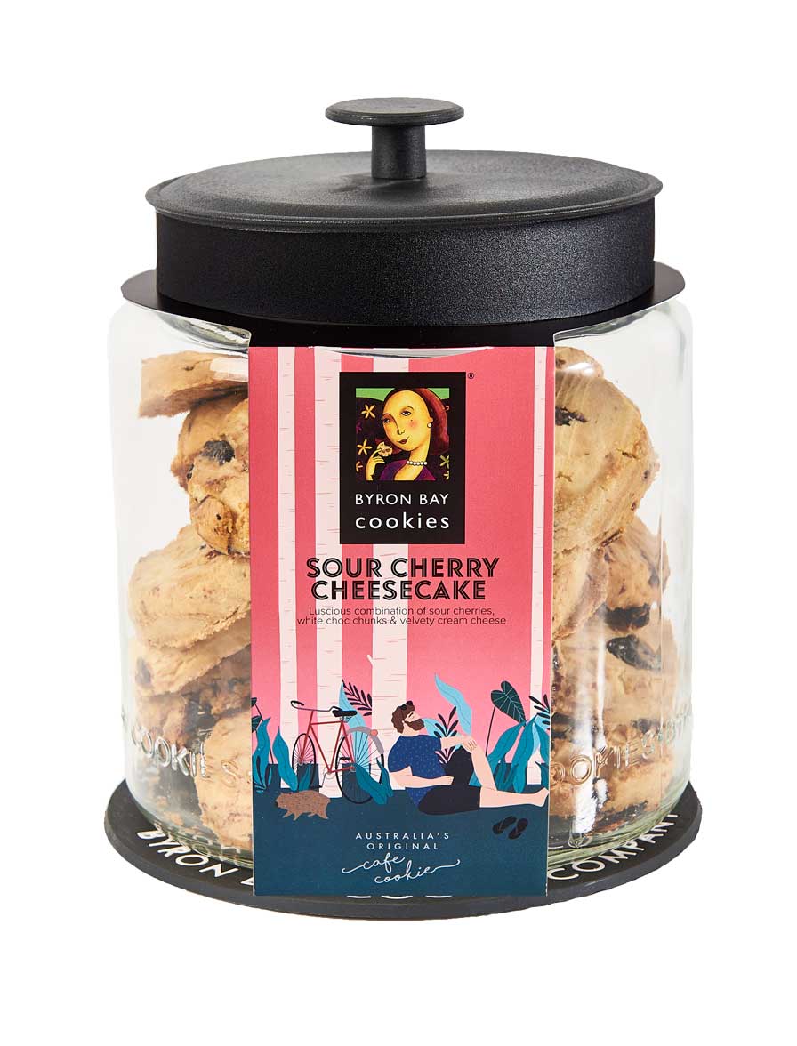 Sour Cherry Cheesecake Cookie Jar
